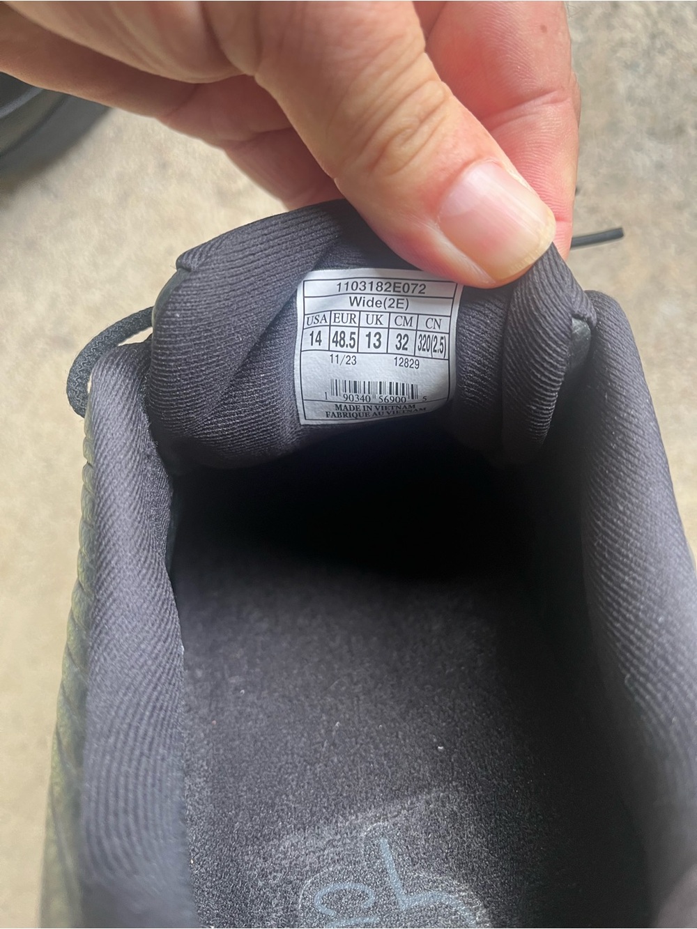 Brooks Men's Black Athletic Lace-Up Sneakers - Picture 7 of 9